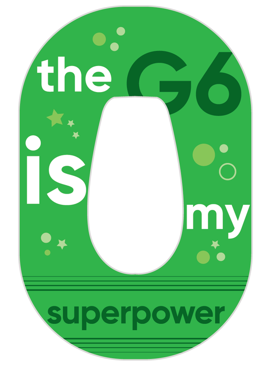 "Dexcom is my Superpower" G6 Decorative Patch